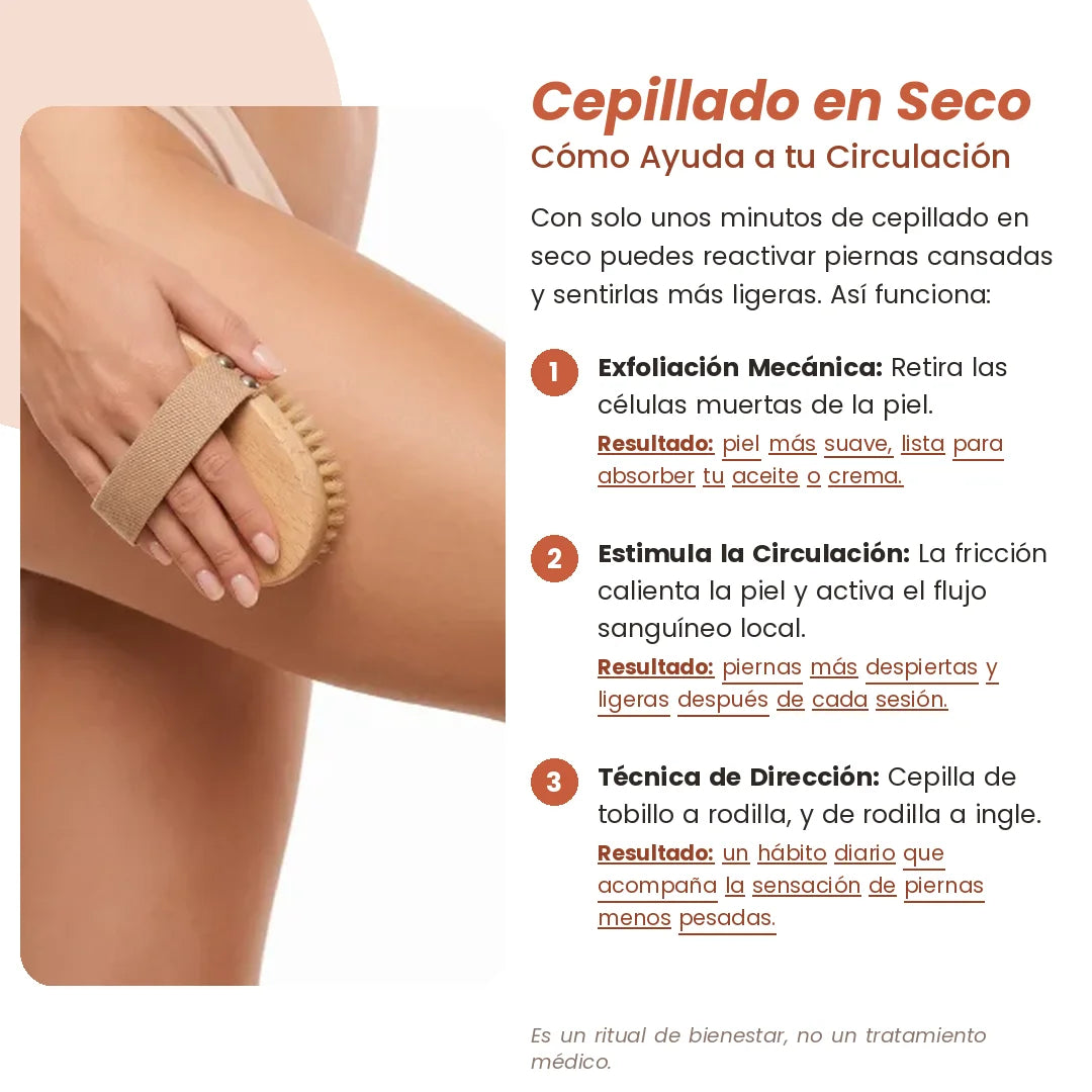 Cepillo de masaje en seco