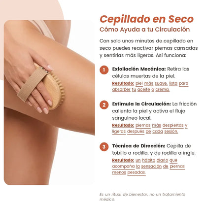 Cepillo de masaje en seco